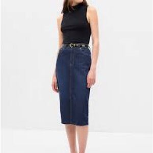 GAP midi denim skirt, Size 26